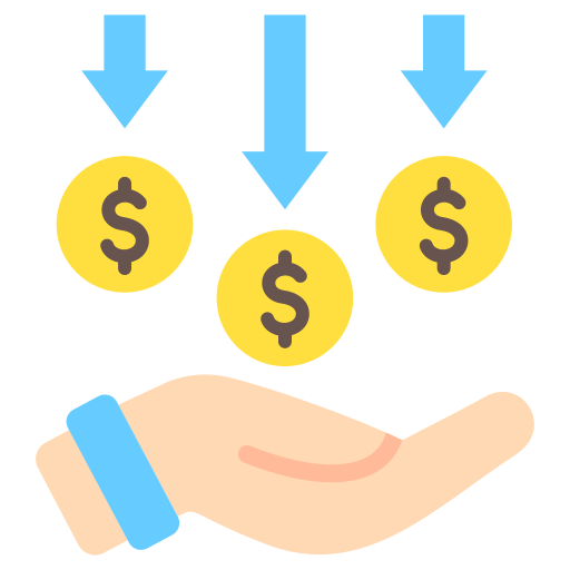 dividendo icono gratis