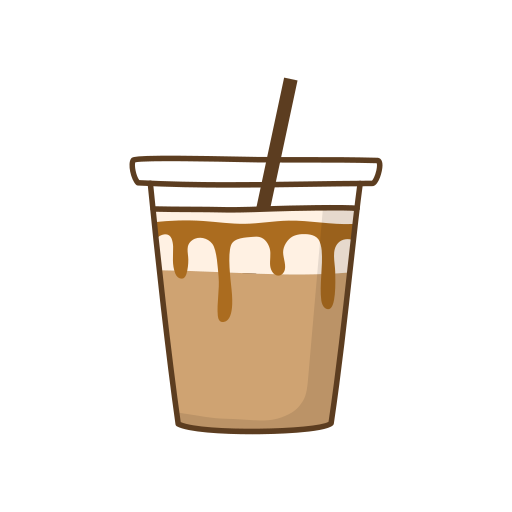 macchiato de caramelo icono gratis