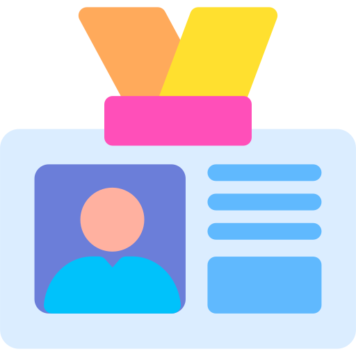 tarjeta de identificación icono gratis