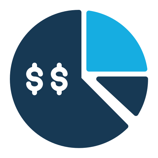 gráfico circular icono gratis