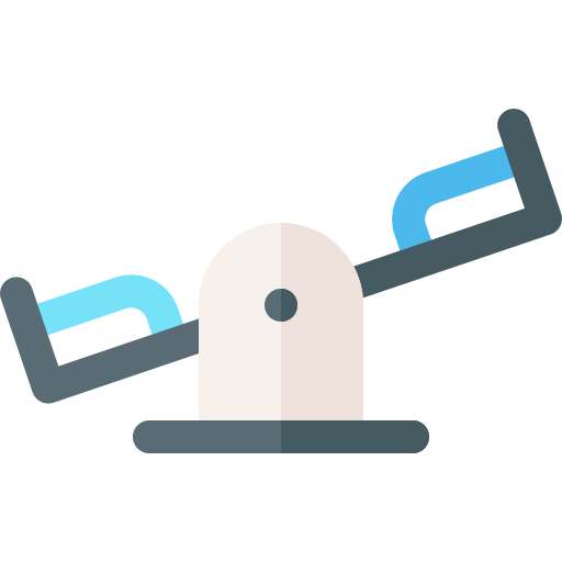 Seesaw Basic Rounded Flat icon