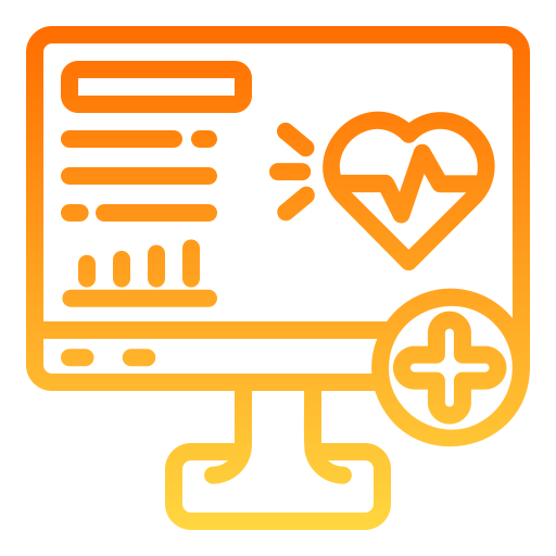 corazón sano icono gratis