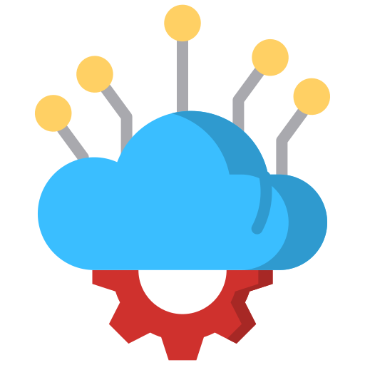 Cloud technology free icon