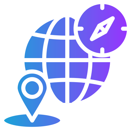 geografía icono gratis