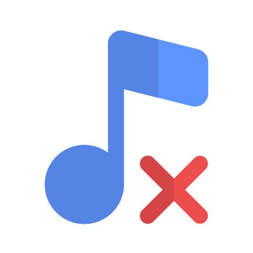 música apagada icono gratis