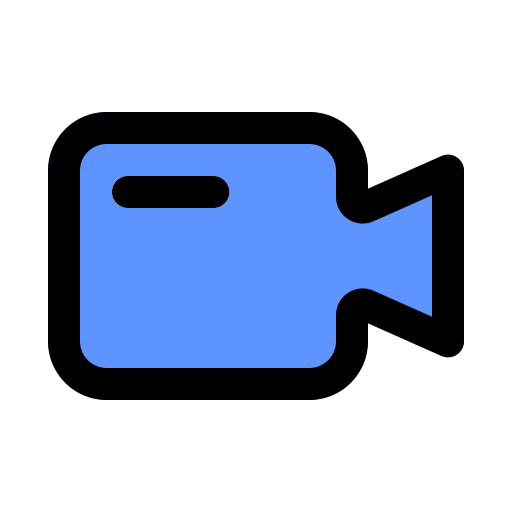 vídeo apagado icono gratis