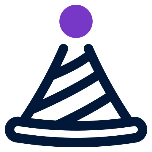 sombrero de fiesta icono gratis