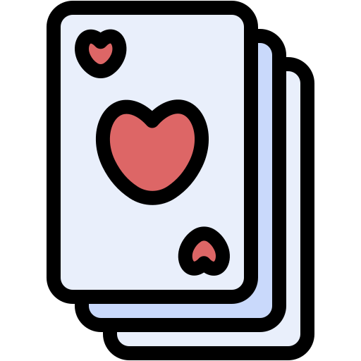 cartas de póquer icono gratis