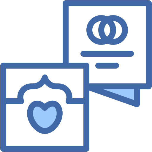 invitación de boda icono gratis