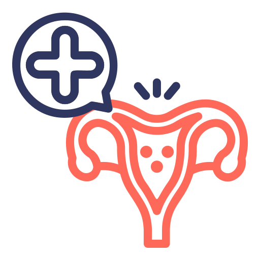 cáncer de cuello uterino icono gratis