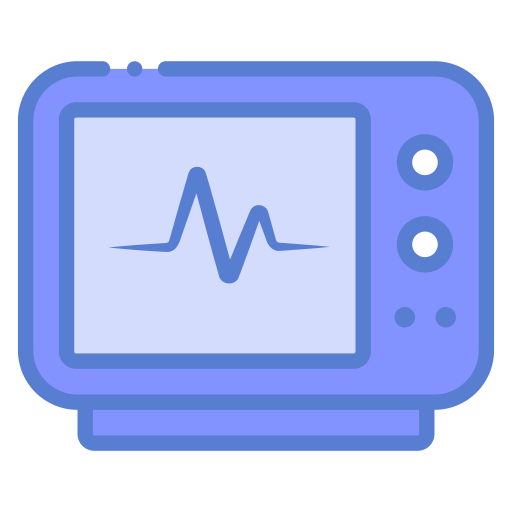 máquina de ecg icono gratis