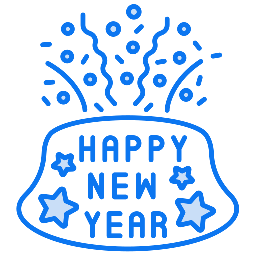 Happy new year free icon Happy new year free icon