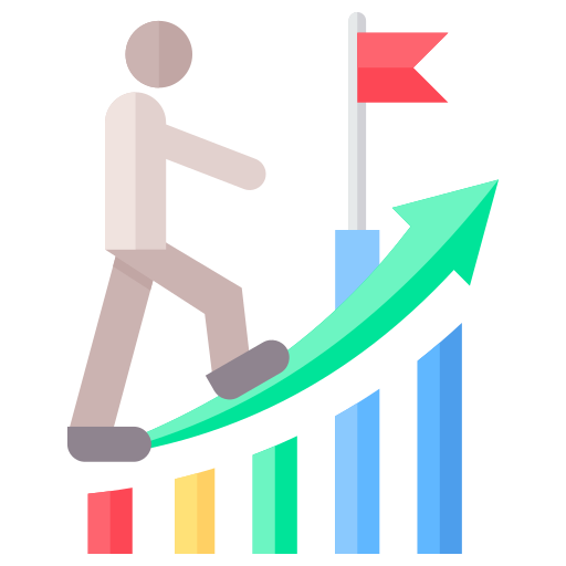 progresión icono gratis