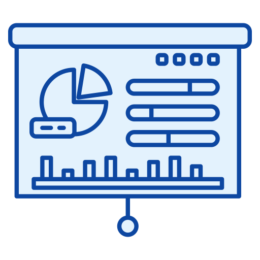 visualización de datos icono gratis