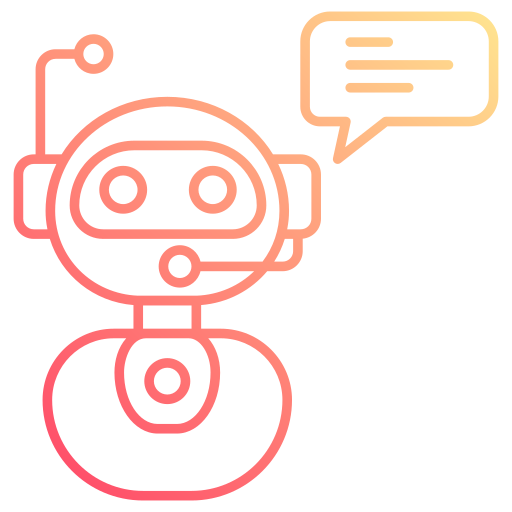 robot conversacional icono gratis