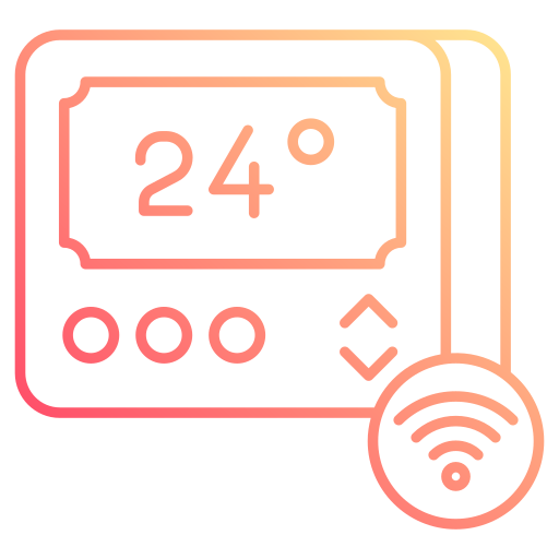 termostato inteligente icono gratis