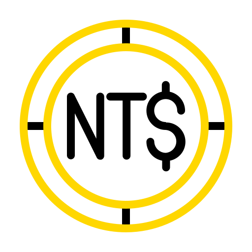 новый тайваньский доллар бесплатно иконка