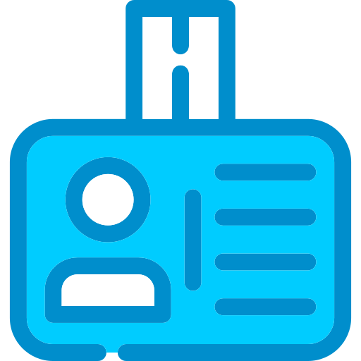 tarjeta de identificación icono gratis