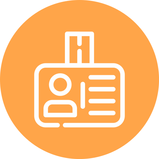 tarjeta de identificación icono gratis