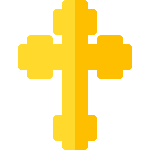 Cross Basic Rounded Flat Icon