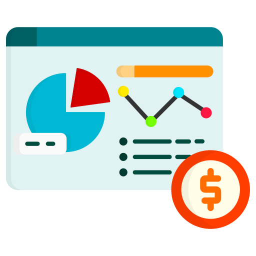 informe de venta icono gratis