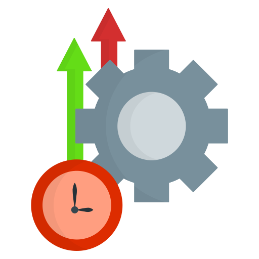 gestión del tiempo icono gratis