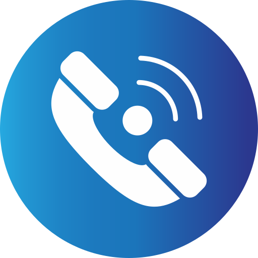 receptor de teléfono icono gratis