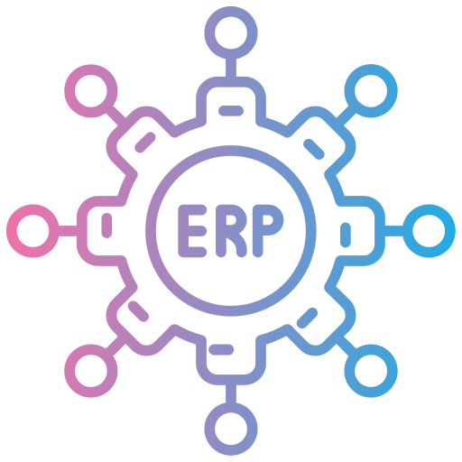 erp (planificación de recursos empresariales) icono gratis