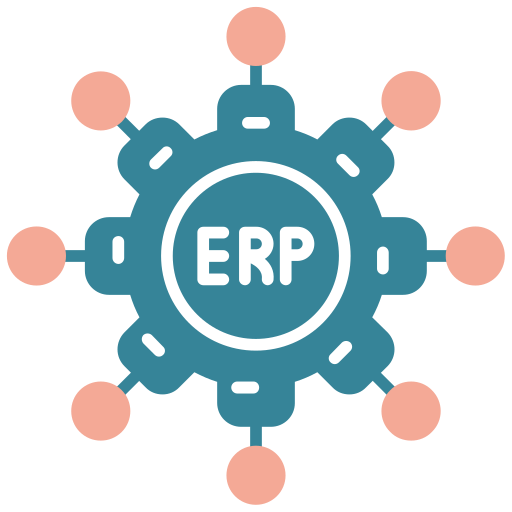 erp (planificación de recursos empresariales) icono gratis