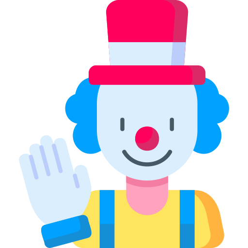 Clown free icon