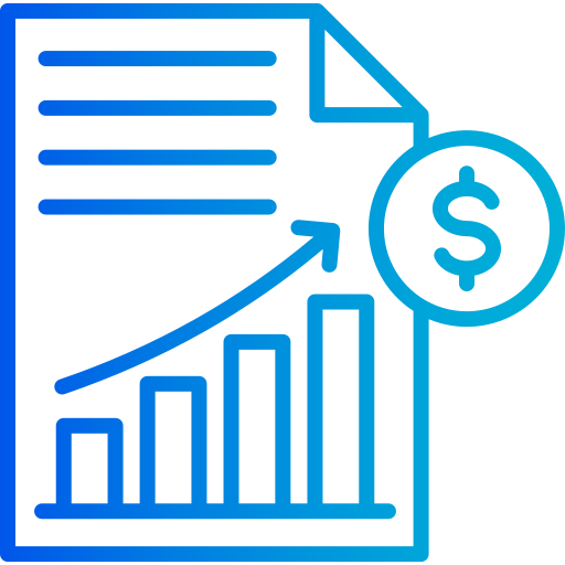 informe de ventas icono gratis