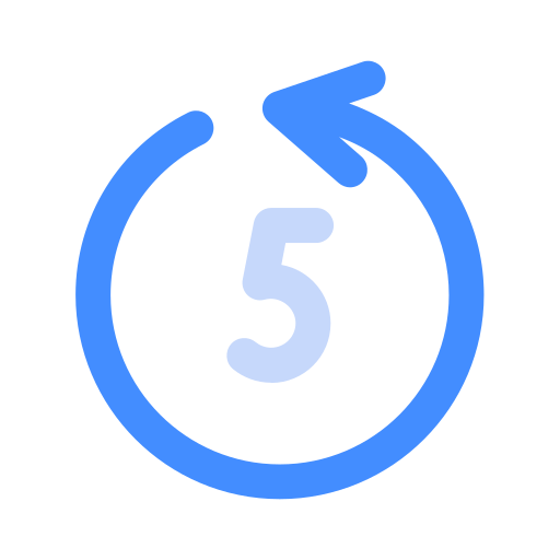5 sec free icon 5 sec free icon