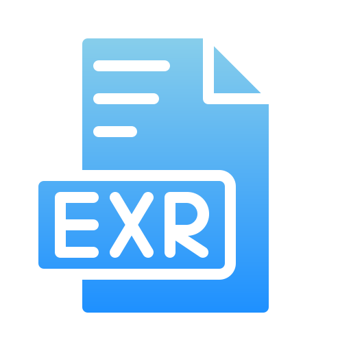 archivo exr icono gratis