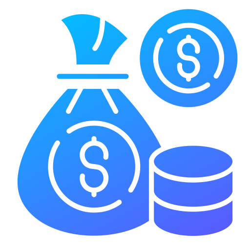 Money bag free icon