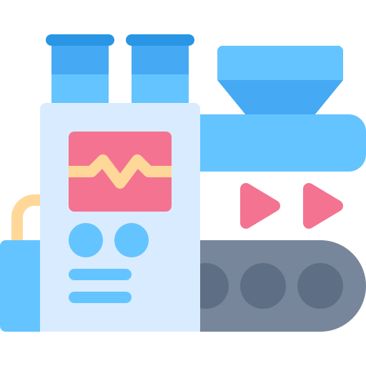 producción icono gratis