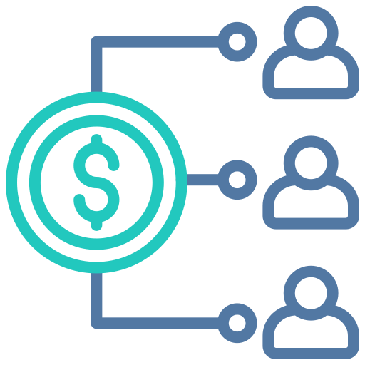 participación en las ganancias icono gratis