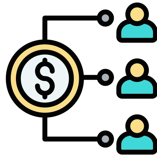 participación en las ganancias icono gratis