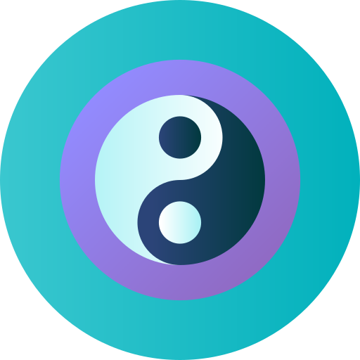 Yin yang icono gratis