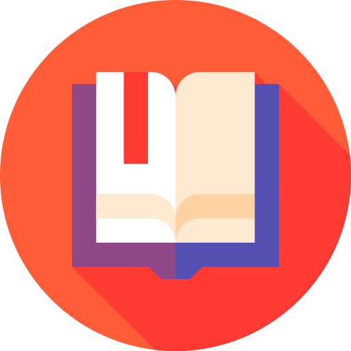 Sacred scriptures Flat Circular Flat icon