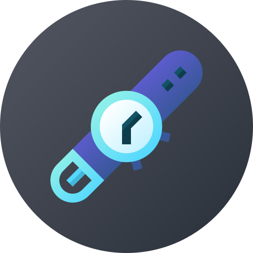 Reloj de pulsera icono gratis