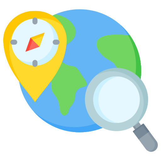 geografía icono gratis