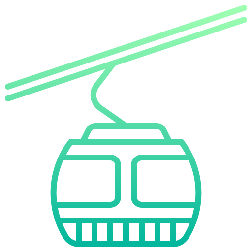 cabine de teleférico grátis ícone