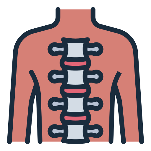 columna vertebral icono gratis