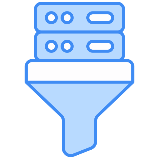 filtro de datos icono gratis