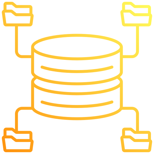 compartir base de datos icono gratis