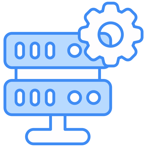 gestión de servidores icono gratis
