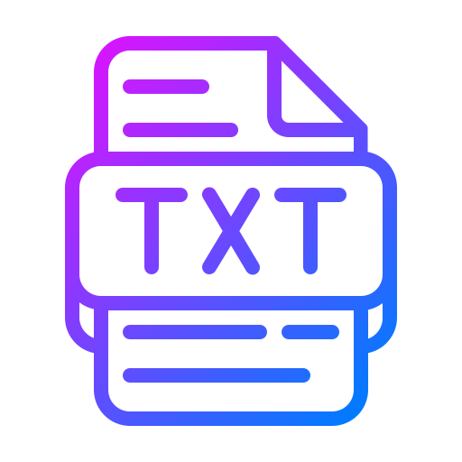 txt icono gratis