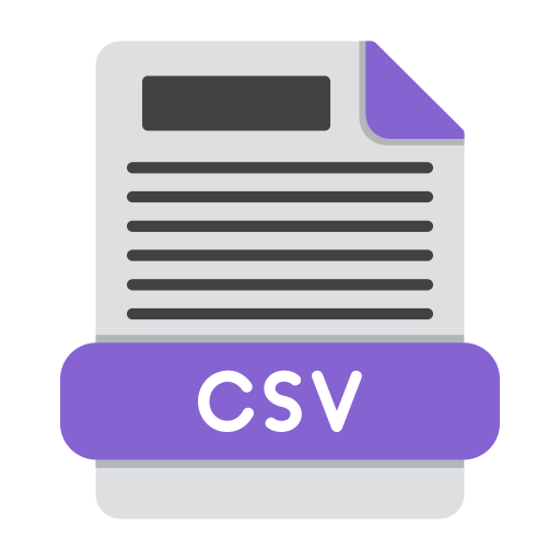 csv icono gratis