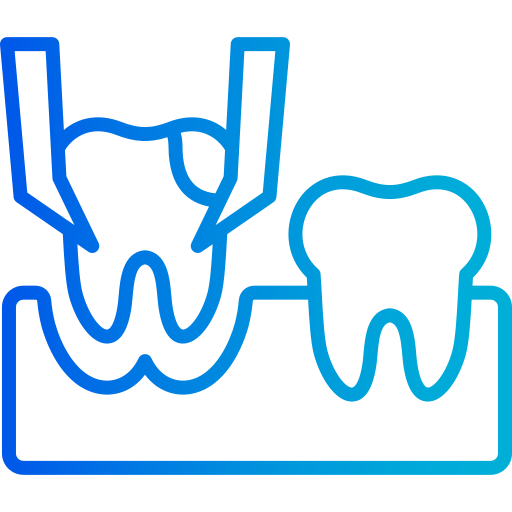 Tooth extraction free icon