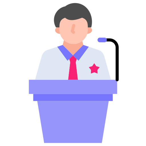 Politician free icon